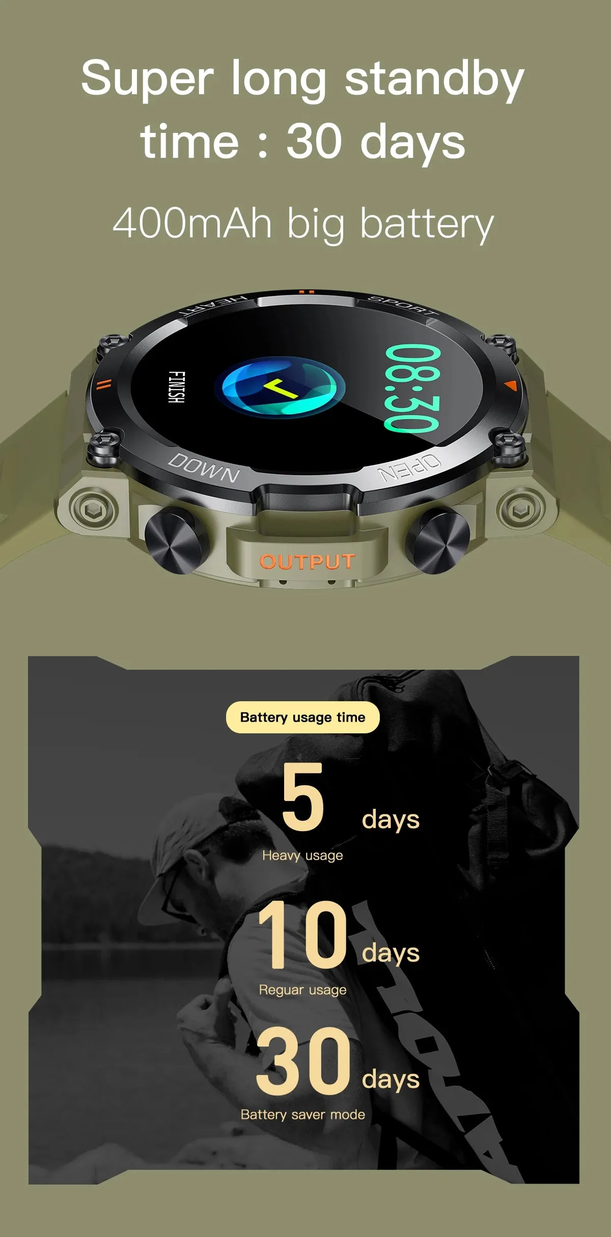 SENBONO K56pro Smart Watch for Men Bluetooth Call 100  Sports Waterproof Fitness Tracker 2023 Men's Smartwatch for Android IOS