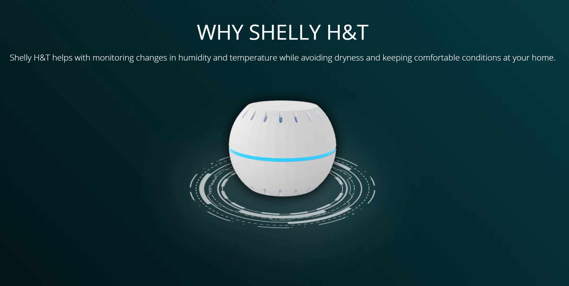 Shelly Humidity & Temperature Sensor (White)