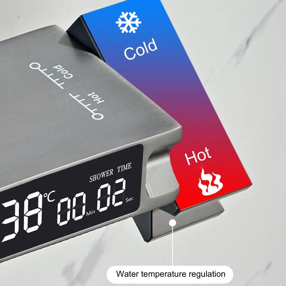 Smart Bathroom Digital Display Shower System