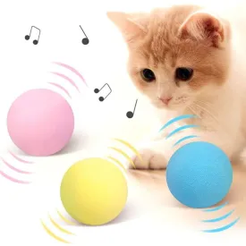 Smart Cat Toys Interactive Ball - Plush Electric Catnip Training Toy