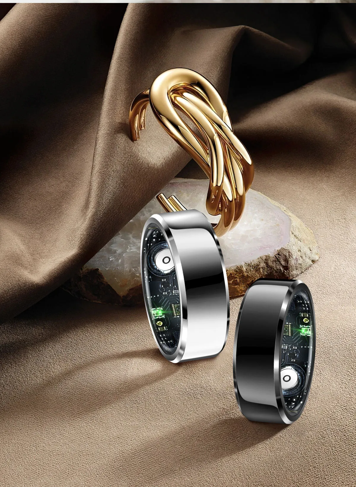 Smart Ring Health & Fitness Tracker