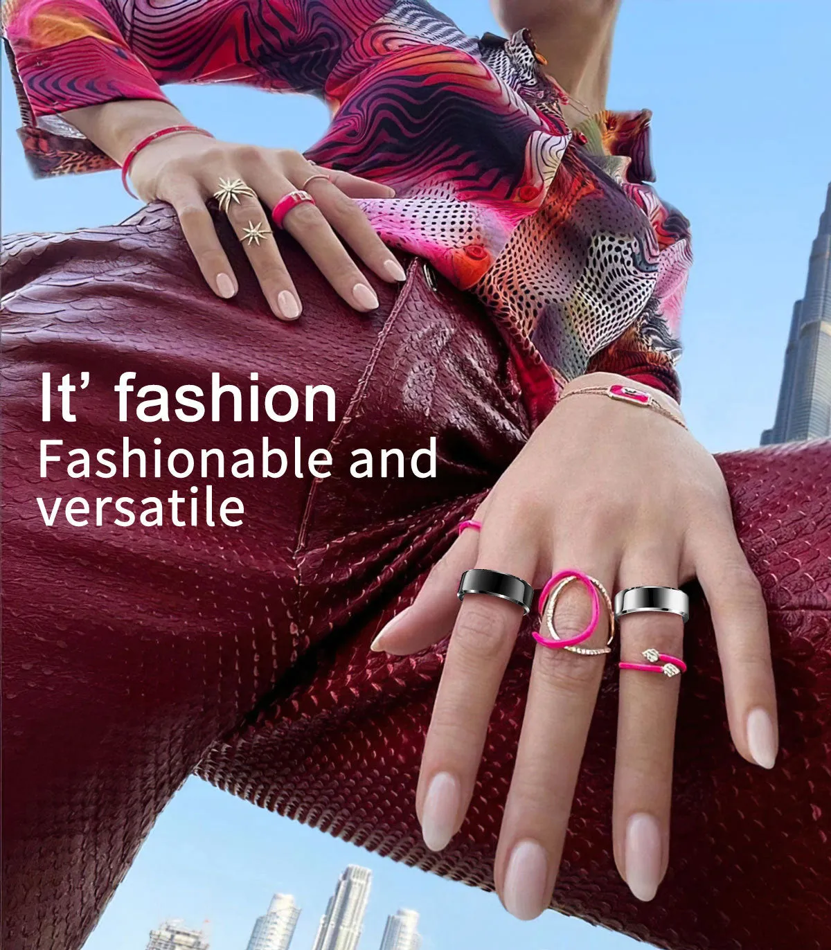 Smart Ring Health & Fitness Tracker