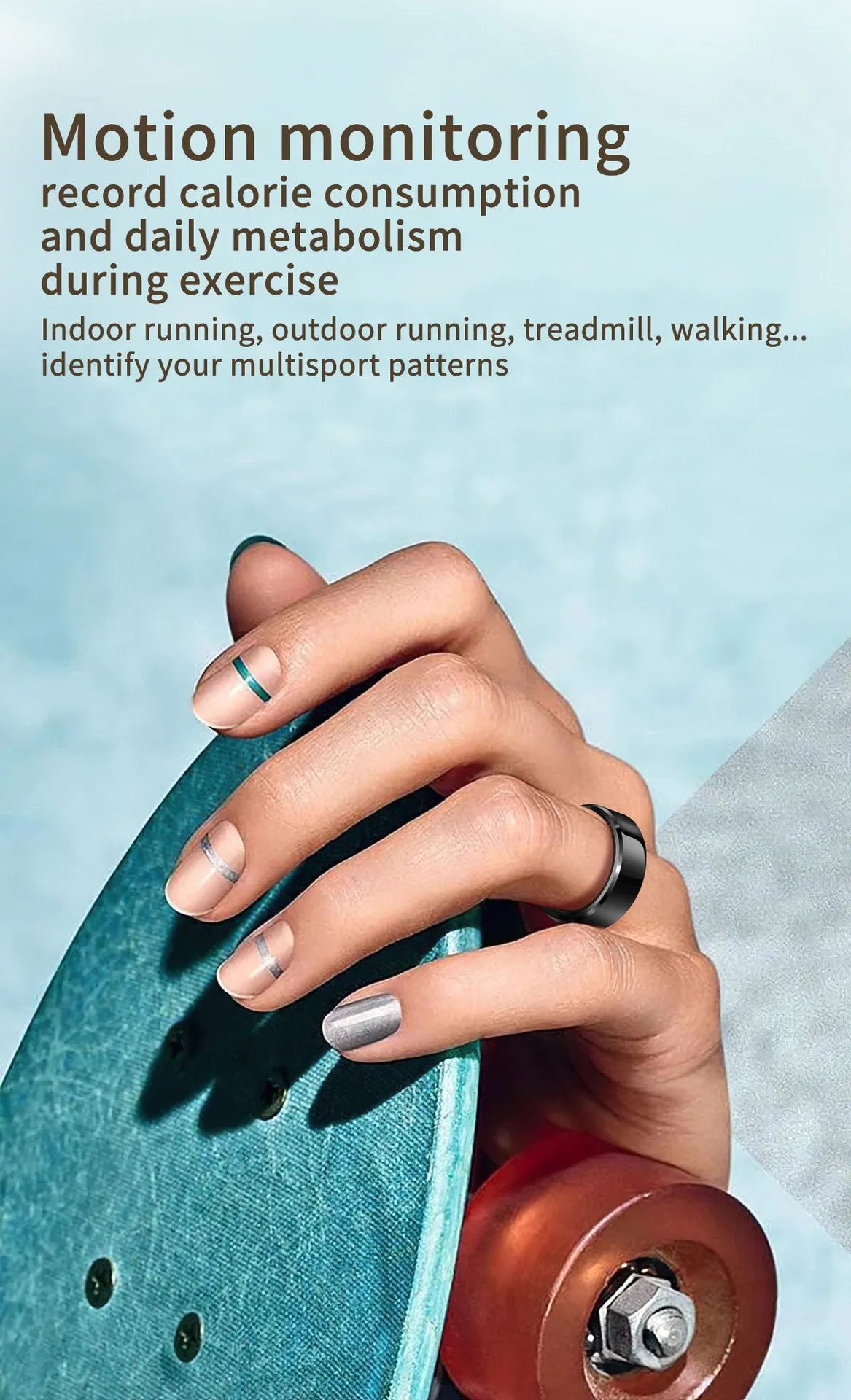 Smart Ring Health & Fitness Tracker