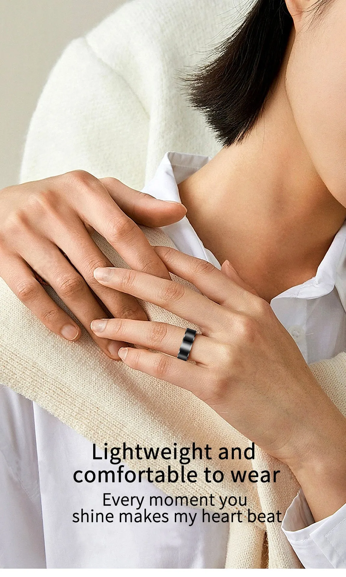 Smart Ring Health & Fitness Tracker