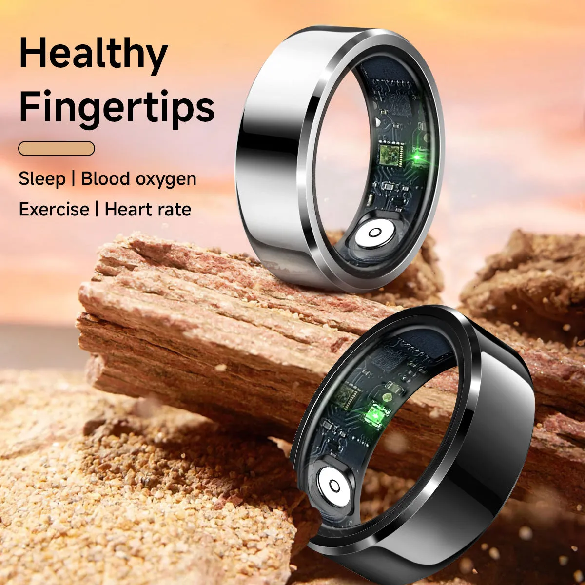 Smart Ring Health & Fitness Tracker