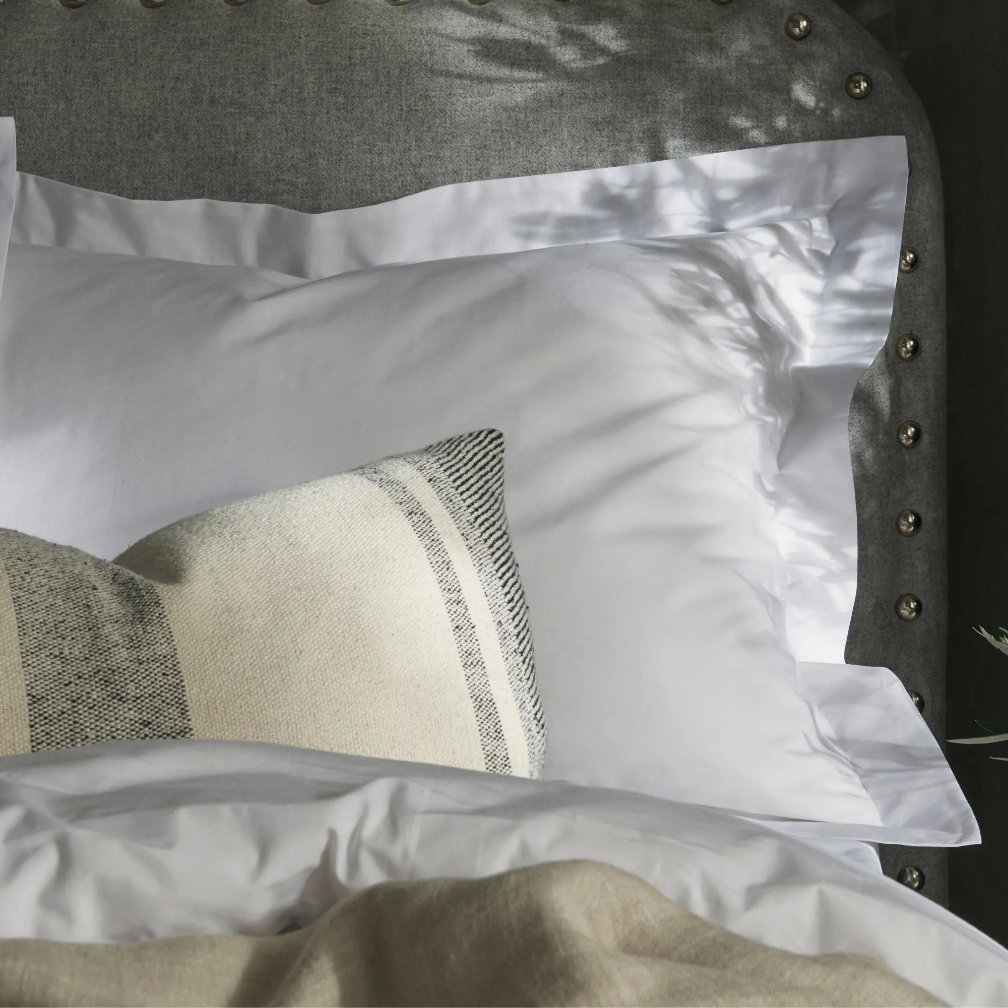 Smart Temperature Cooling 100% Cotton Pillowcase Pair