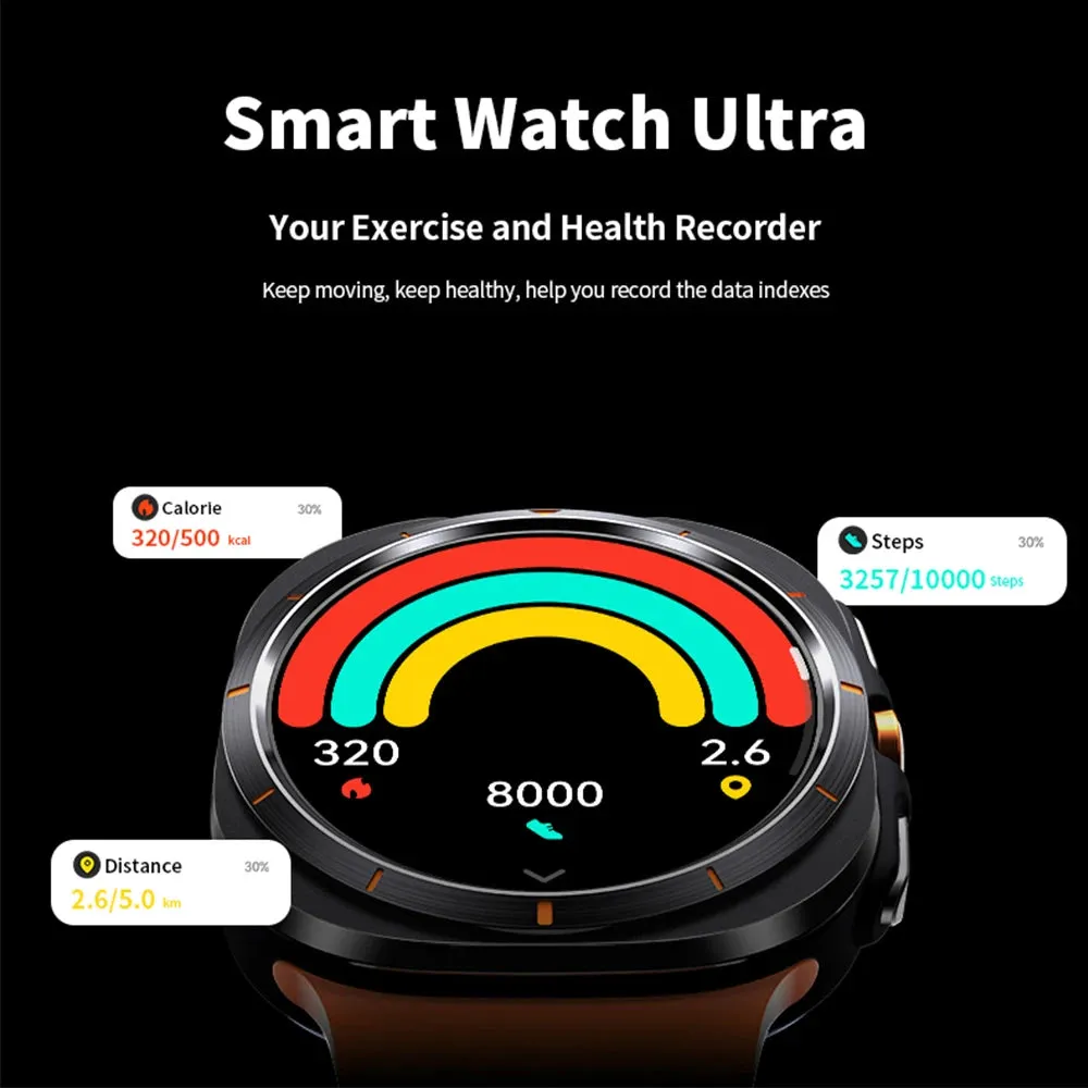 Smart Watch for Samsung Galaxy Watch Ultra 2, 49mm - Fitness Tracker with GPS, NFC, Health Monitoring, and Bluetooth Call for Men