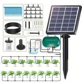 Solar Drip Irrigation Kit for Eco-friendly Automatic Watering