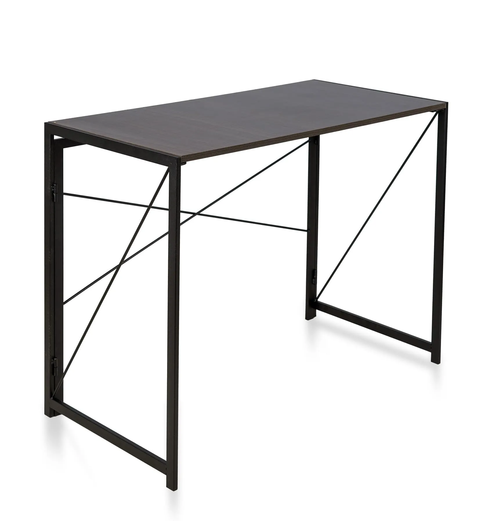 STAR WORK Folding Work Station Laptop Pc Computer Table For Home Office Desk (Height 29 In/74 Cms, Width 19 In/49 Cms | Dimension 36 Inches/92 Cms | Weight Handling Upto 200kg) MDF, Polished, Teak