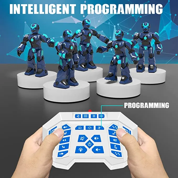 STEMTRON Intelligent Voice Controlled Smart Remote Control Robot(Blue)