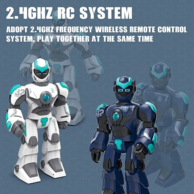STEMTRON Intelligent Voice Controlled Smart Remote Control Robot(Blue)