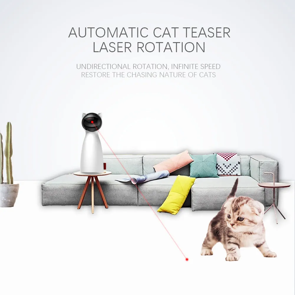 Teasing LED Laser For Cats & Dogs - Smart & Interactive