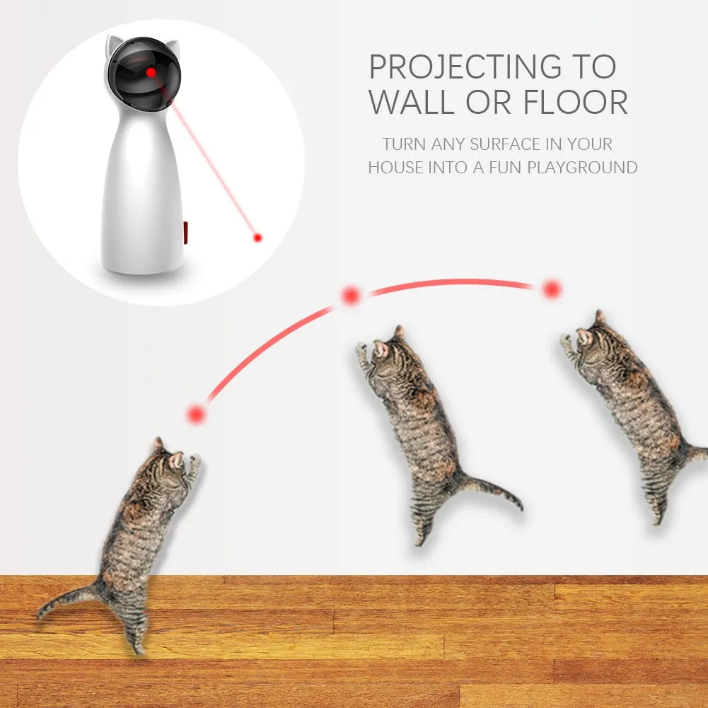 Teasing LED Laser For Cats & Dogs - Smart & Interactive