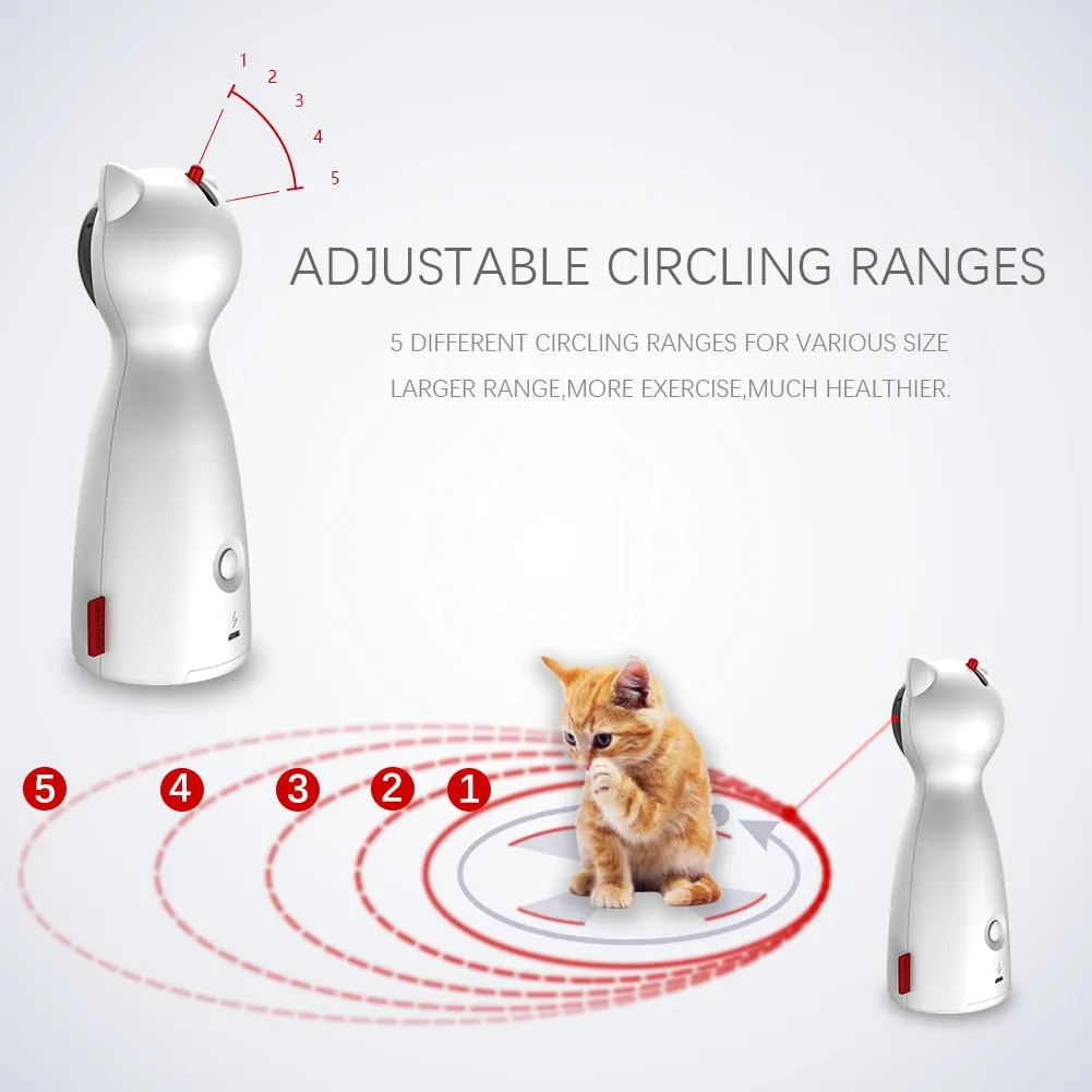 Teasing LED Laser For Cats & Dogs - Smart & Interactive