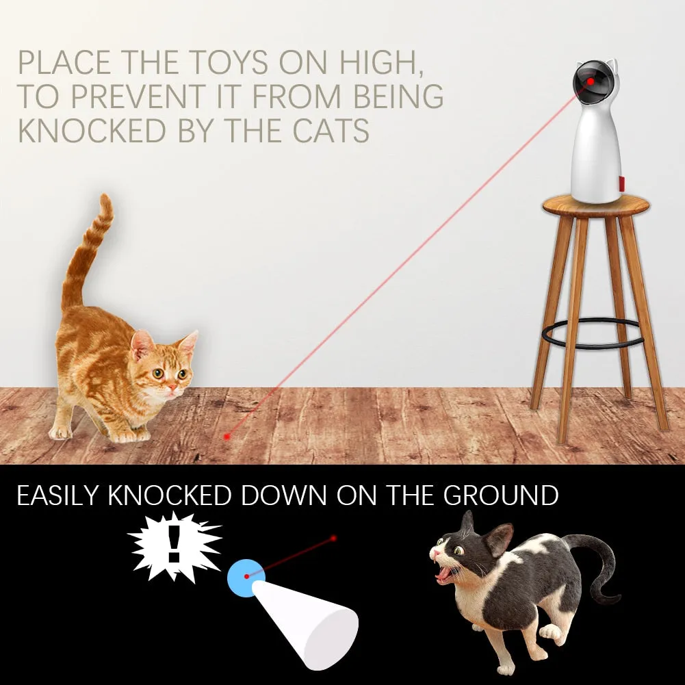 Teasing LED Laser For Cats & Dogs - Smart & Interactive
