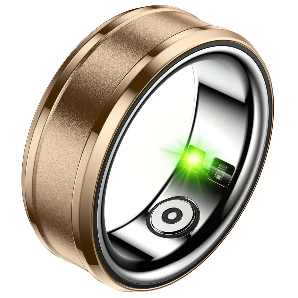 Unisex Smart Ring Fitness Tracker, Sleep Tracking, Heart Rate, Blood Oxygen Monitoring