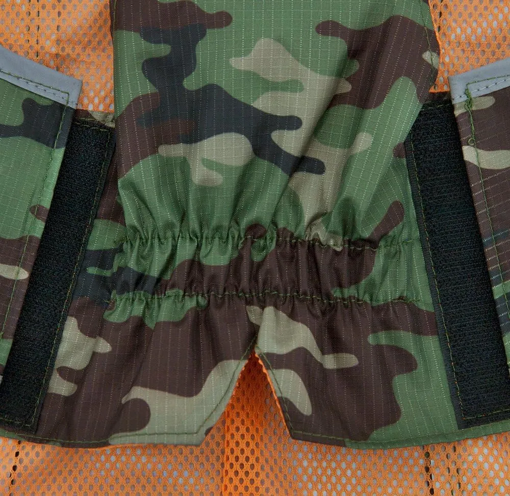 Voyager Waterproof Dogs Raincoat/Rain Poncho by Best Pet Supplies - Camo, X-Small, Chest: 12.5" (253-AM-XS)
