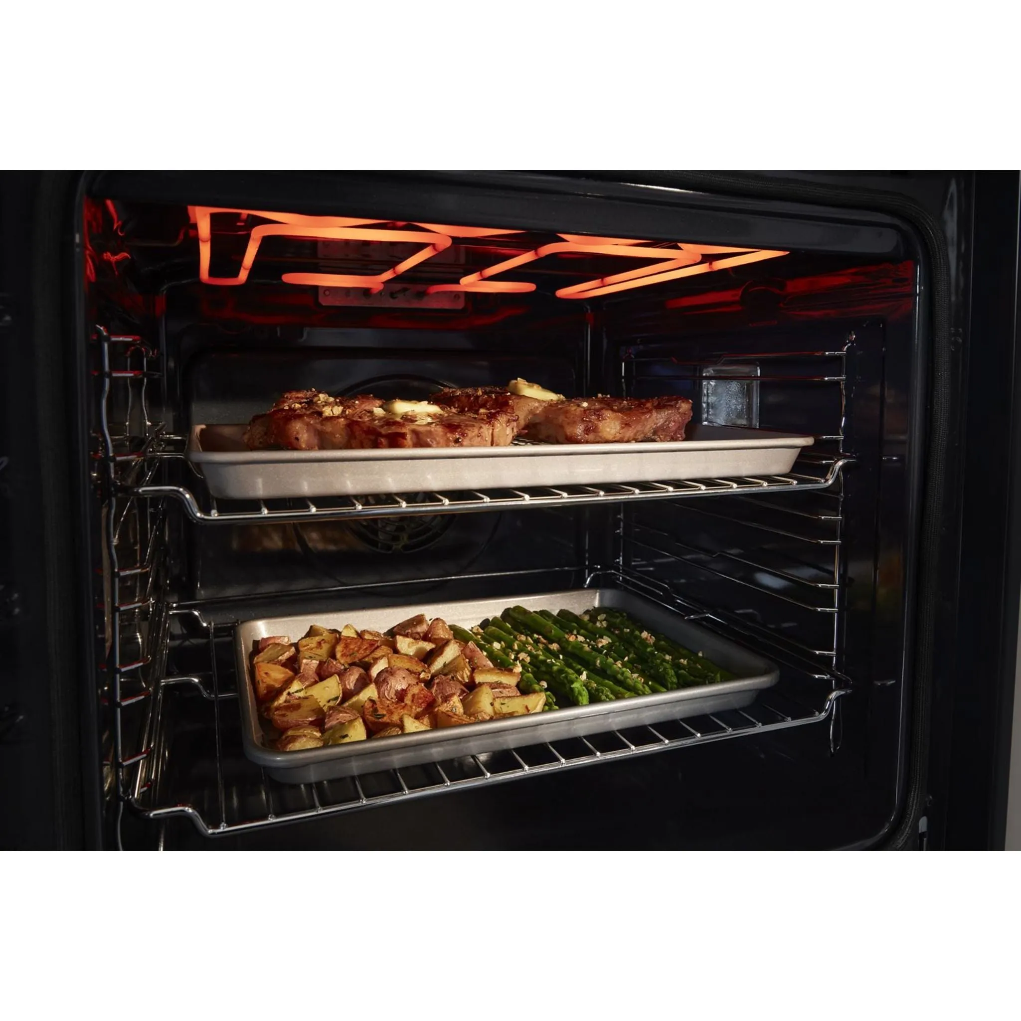 Whirlpool 24" Double Wall Oven (WOD52ES4MZ) - Fingerprint Resistant Stainless Steel