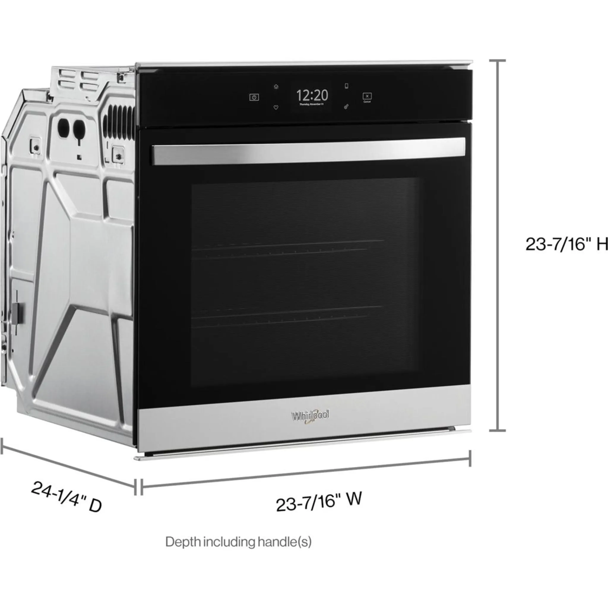 Whirlpool 2.9 cu. ft. 24 Inch Convection Wall Oven (YWOS52ES4MZ)