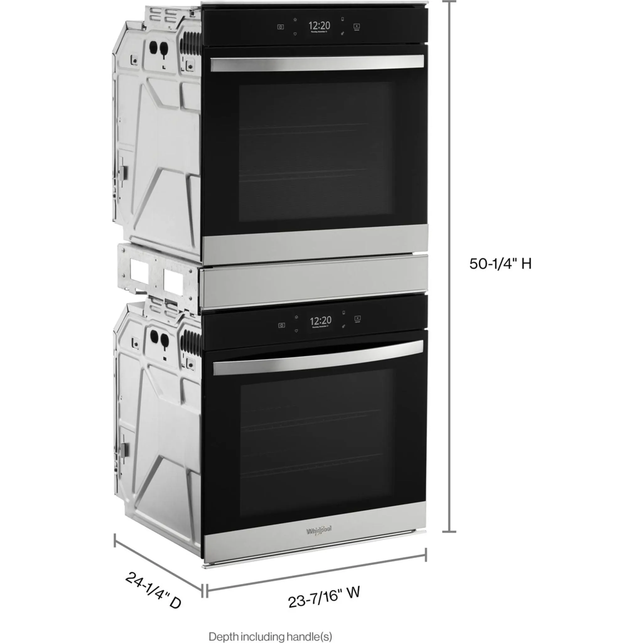 Whirlpool 5.8 cu. ft. 24 Inch Double Wall Oven with Convection (WOD52ES4MZ)