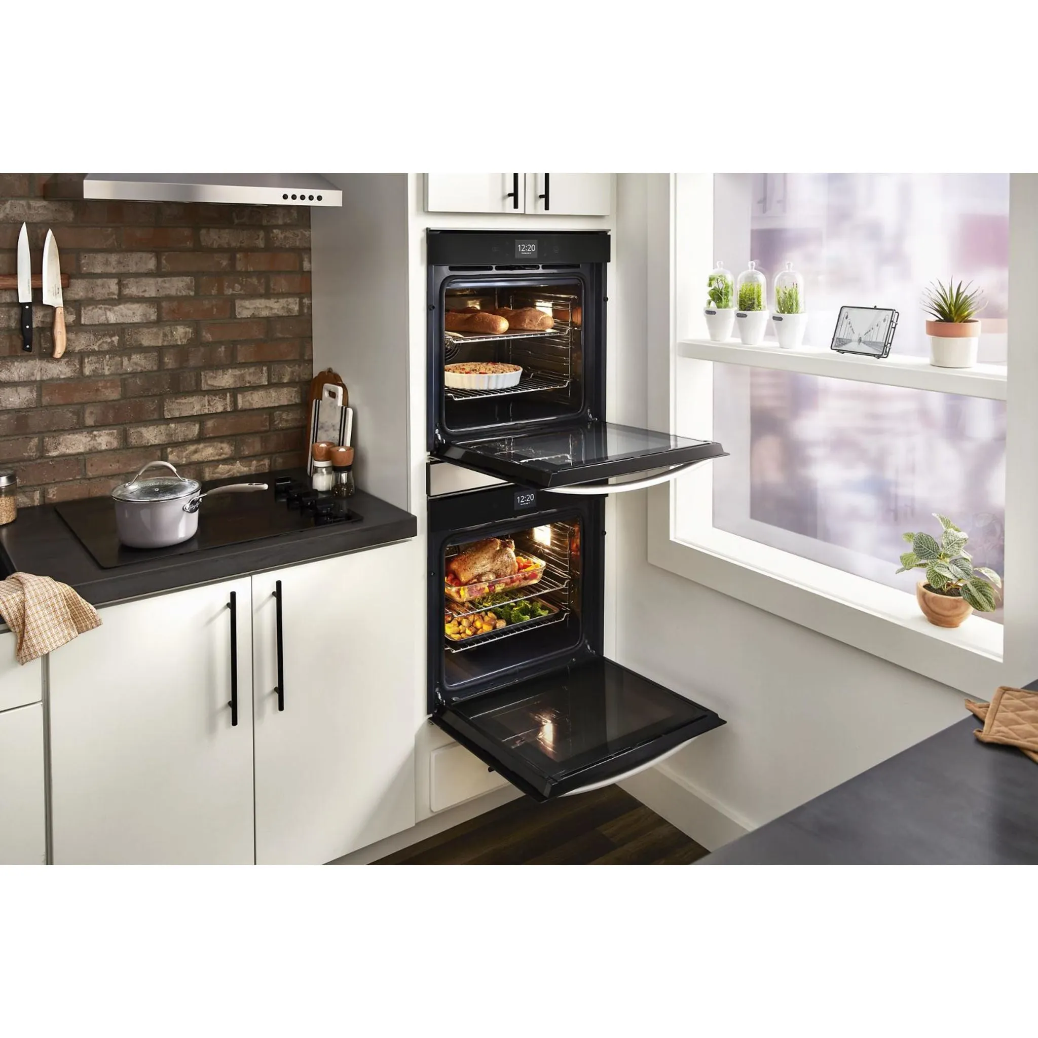 Whirlpool 5.8 cu. ft. 24 Inch Double Wall Oven with Convection (WOD52ES4MZ)