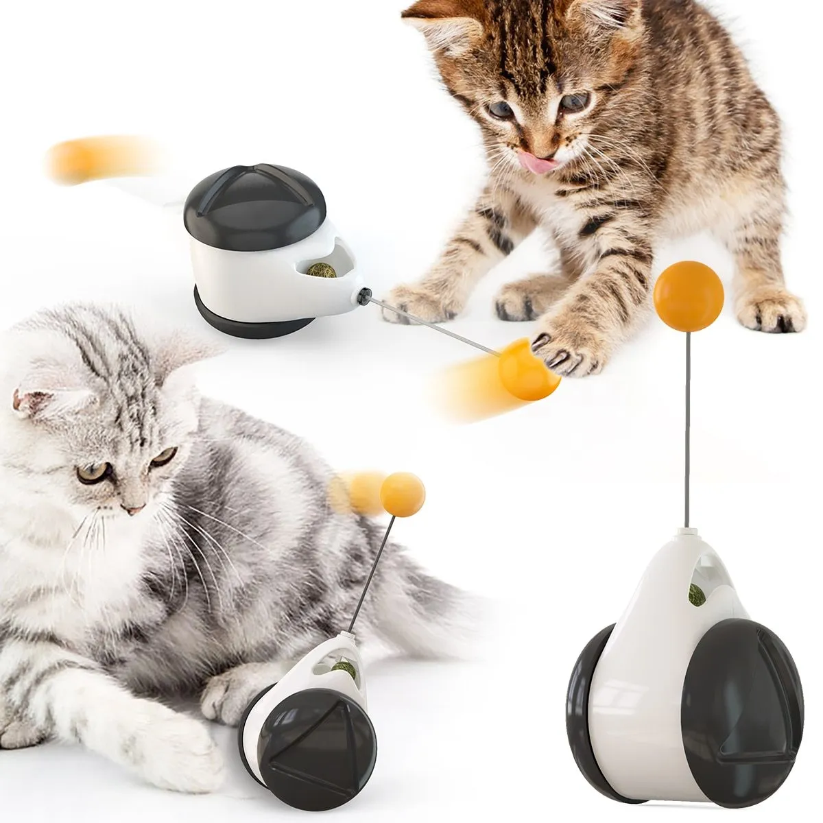 Wireless Electronic  Cat  Rotating Chase Toy