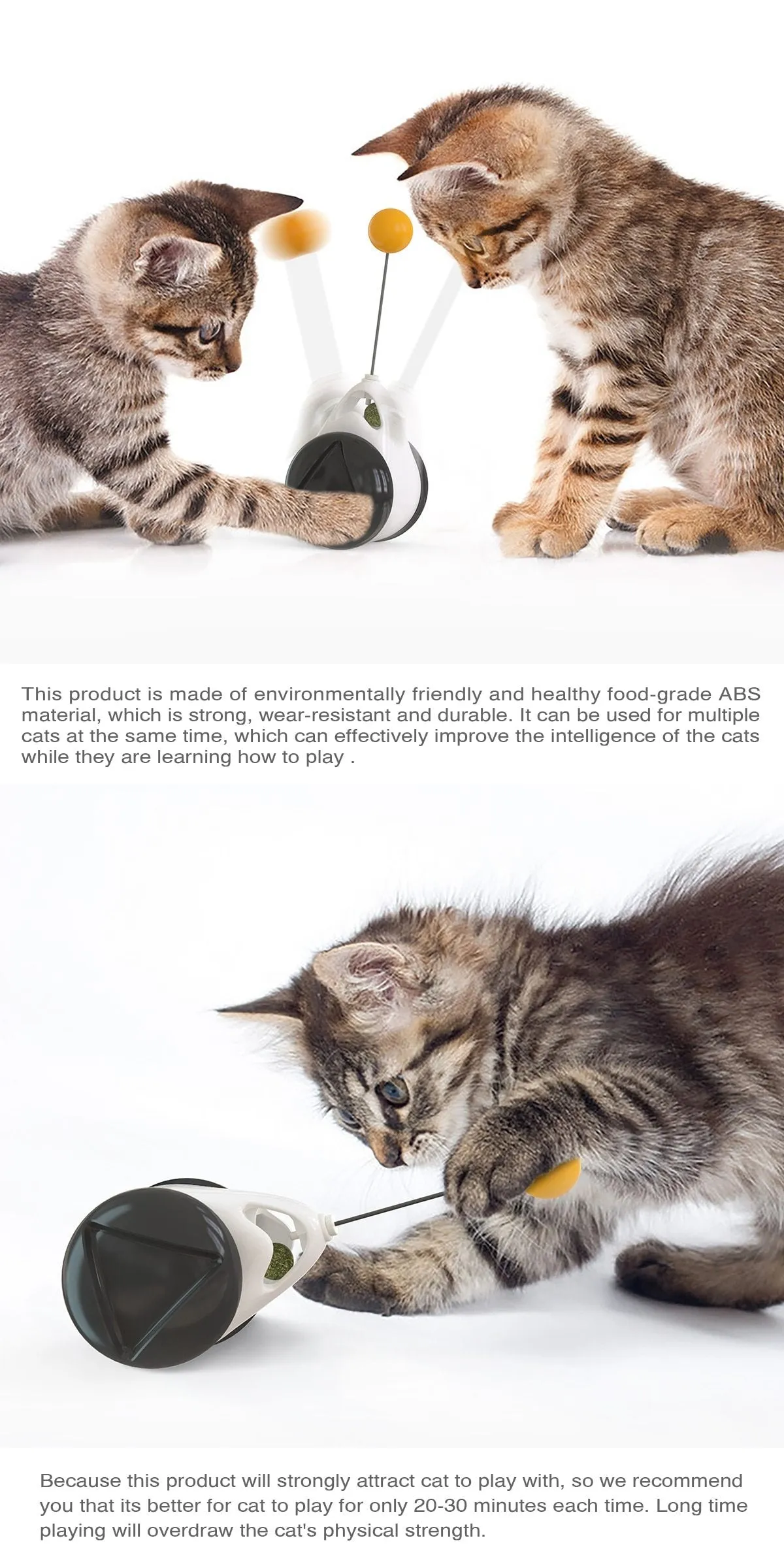 Wireless Electronic  Cat  Rotating Chase Toy