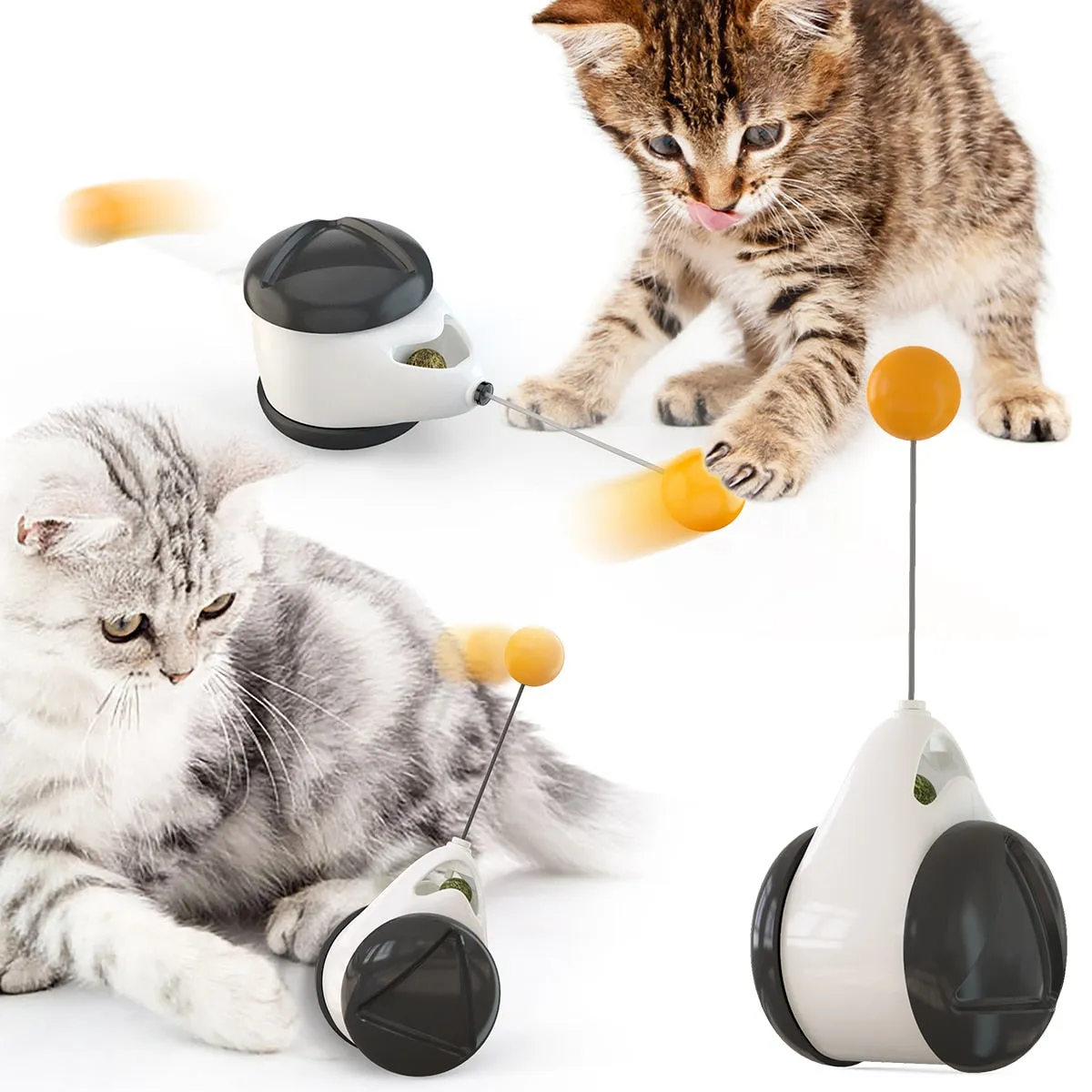 Wireless Electronic  Cat  Rotating Chase Toy