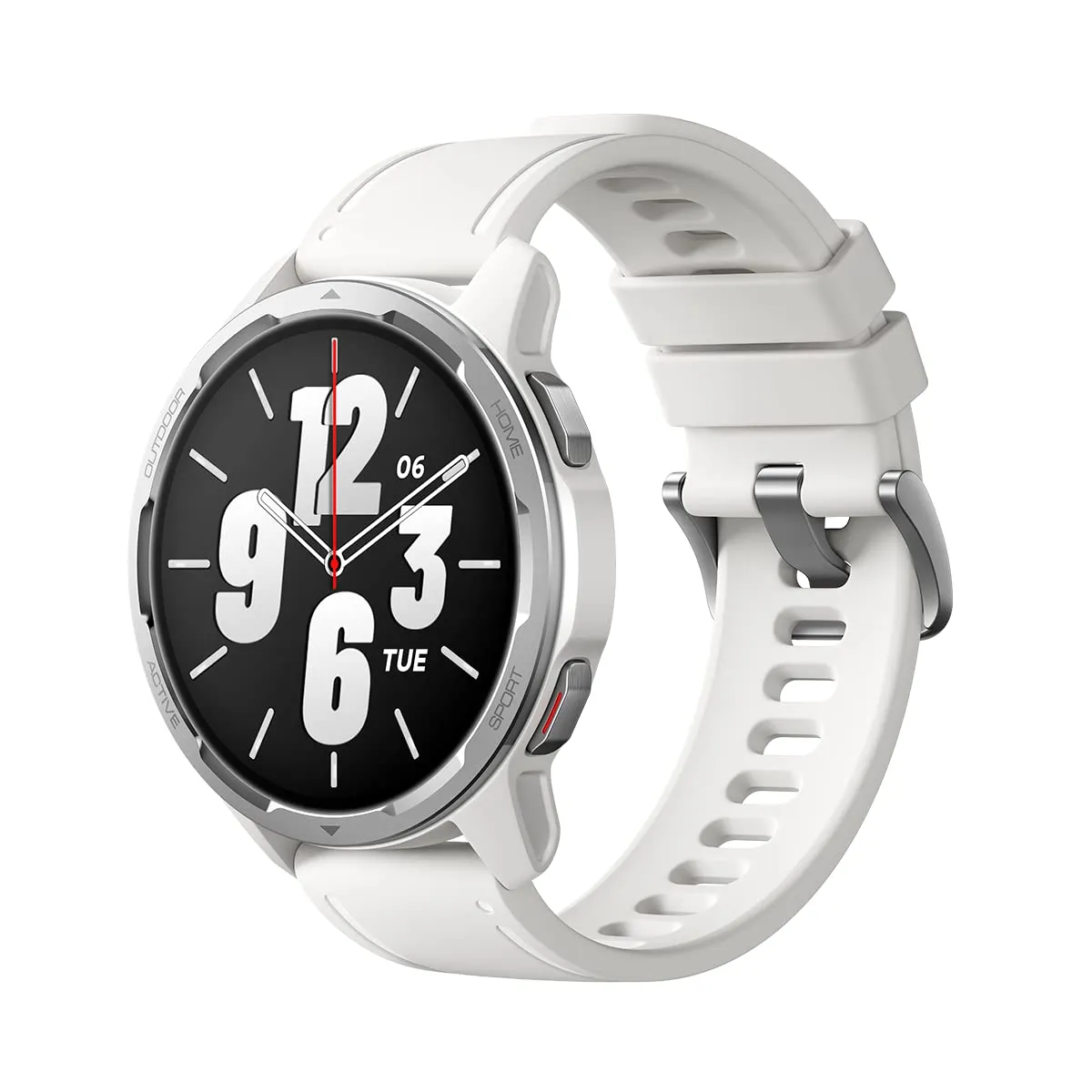 Xiaomi Watch S1 Active 1.43" AMOLED Display 117 Fitness Modes 19 Professional Modes | 200  Watch Faces | Exquisite Metal Bezel | Dual-Band GPS 12 Days of Battery Life Bluetooth Phone Call- Moon White