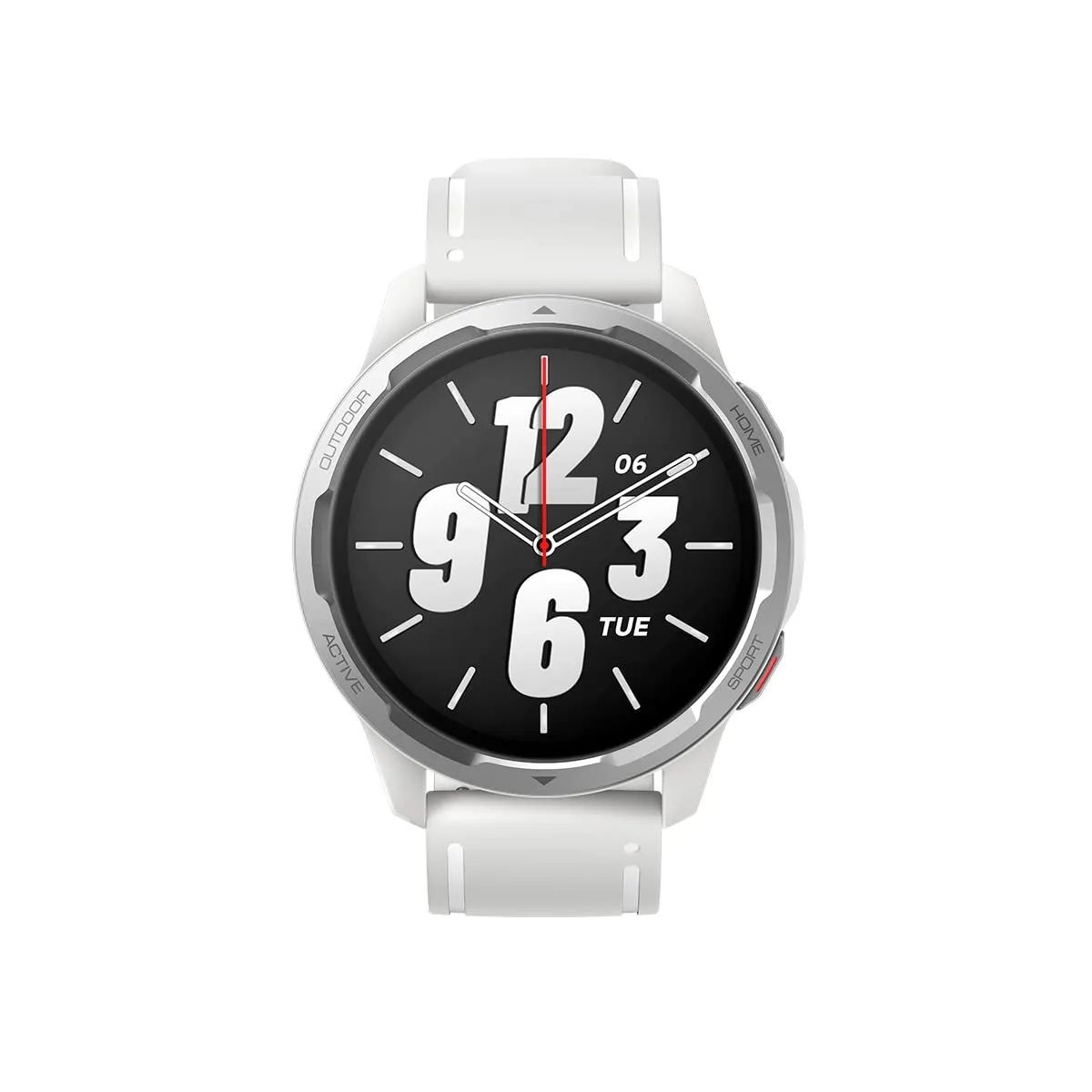 Xiaomi Watch S1 Active 1.43" AMOLED Display 117 Fitness Modes 19 Professional Modes | 200  Watch Faces | Exquisite Metal Bezel | Dual-Band GPS 12 Days of Battery Life Bluetooth Phone Call- Moon White