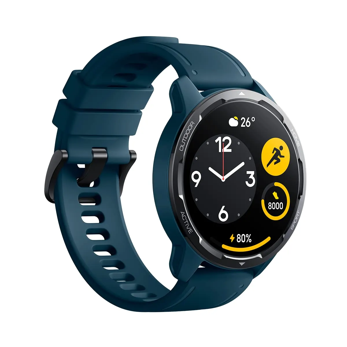 Xiaomi Watch S1 Active, 1.43" AMOLED Display, 117 Fitness Modes, 19 Professional Modes, 200  Watch Faces, Exquisite Metal Bezel, Dual-Band GPS, 12 Days of Battery Life, Bluetooth Phone Call,Ocean Blue