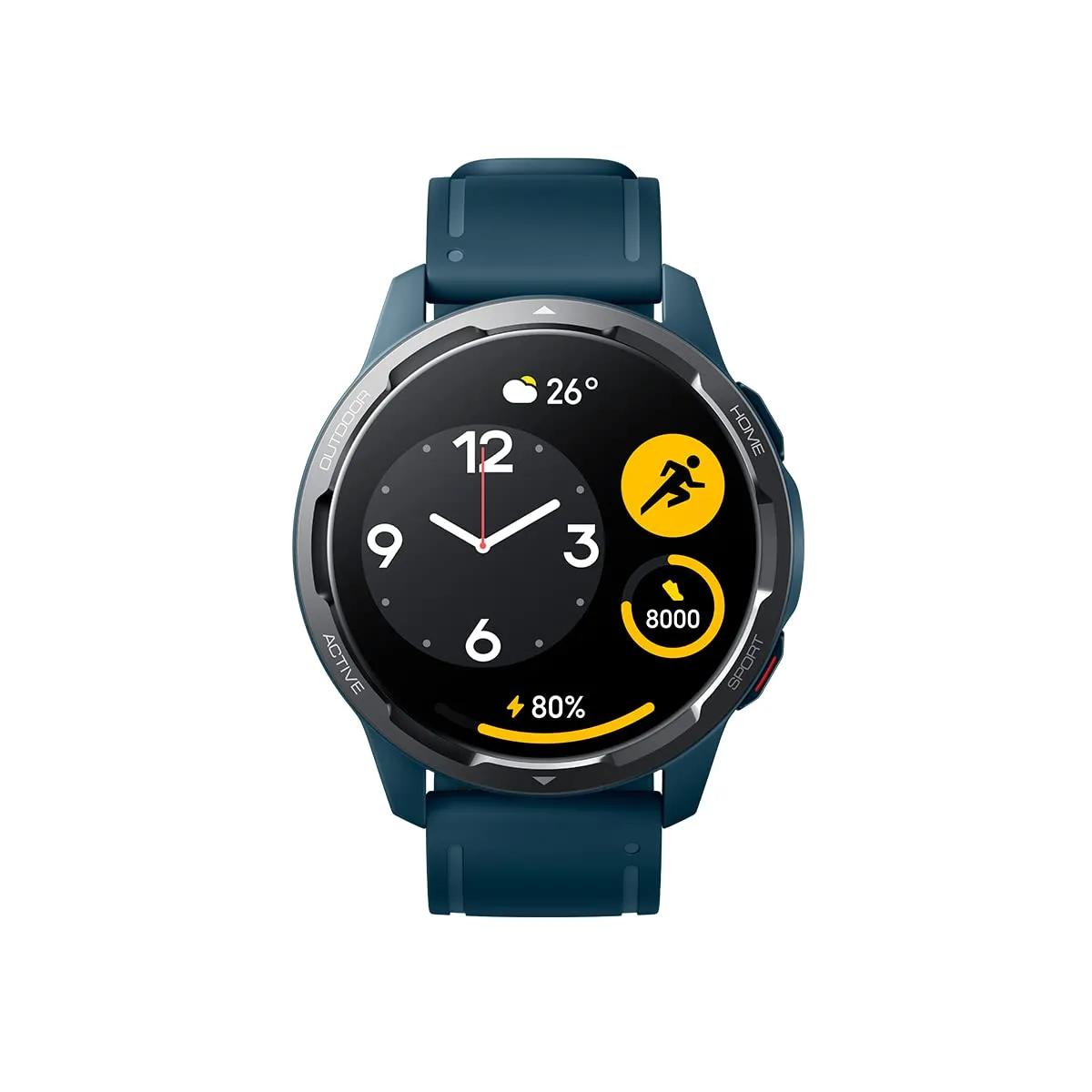 Xiaomi Watch S1 Active, 1.43" AMOLED Display, 117 Fitness Modes, 19 Professional Modes, 200  Watch Faces, Exquisite Metal Bezel, Dual-Band GPS, 12 Days of Battery Life, Bluetooth Phone Call,Ocean Blue