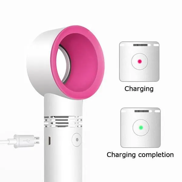Zero 9 USB Rechargeable Handheld Bladeless Cooling Fan